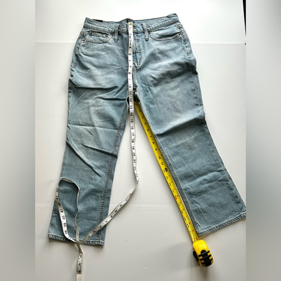 🍂NWT J. Crew Women’s Mid Rise Flare Crop Jeans. Size: 28P - Picture 10 of 13